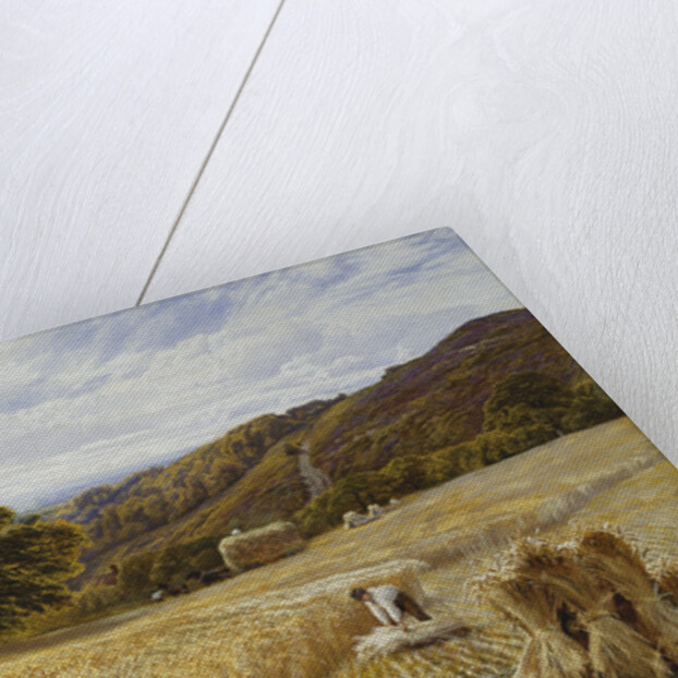 Harvest Time Near Holmbury Hill, Surrey by George Vicat Cole