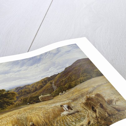 Harvest Time Near Holmbury Hill, Surrey by George Vicat Cole