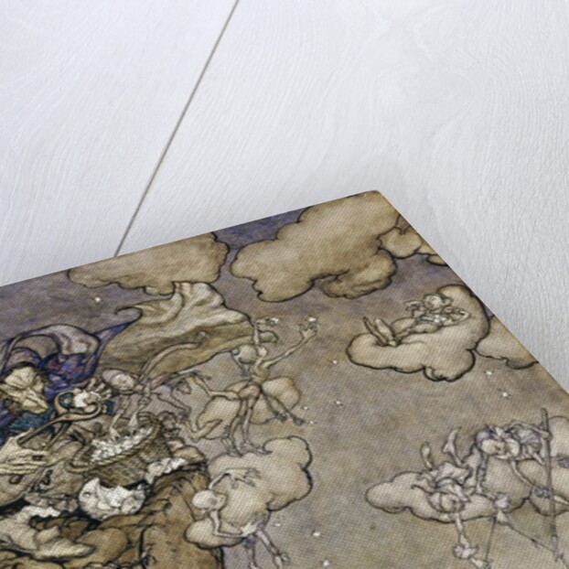 An Illustration to Rip van Winkle by Arthur Rackham