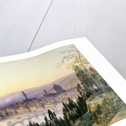 Florence from San Miniato by Arthur Severn