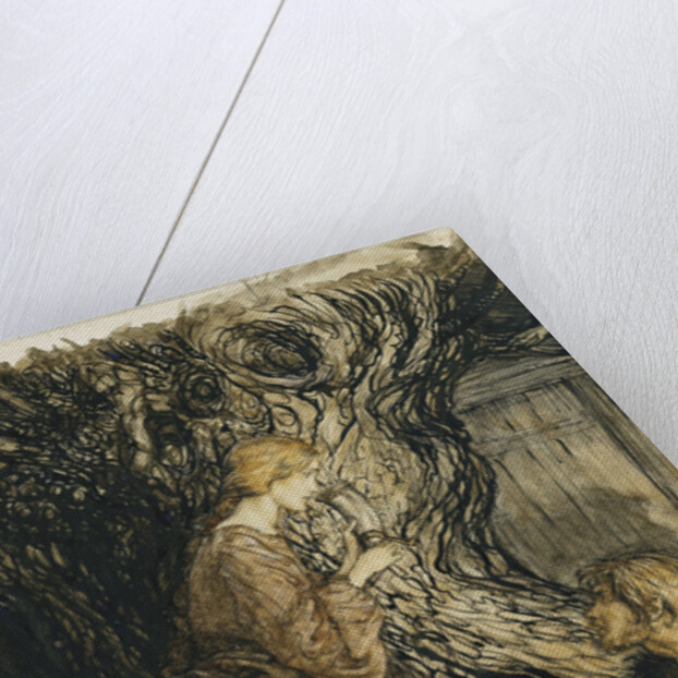 An Illustration to The Rheingold and the Valkyrie by Arthur Rackham