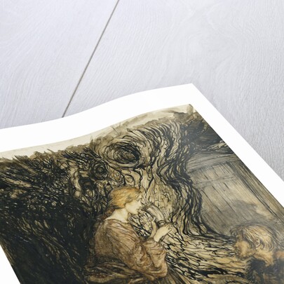 An Illustration to The Rheingold and the Valkyrie by Arthur Rackham