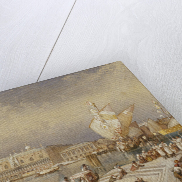 The Doge's Palace, Venice, from the Steps of San Giorgio Maggiore by Myles Birket Foster