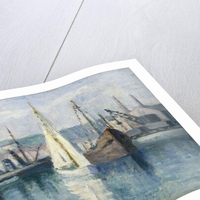 Dieppe, Un Bassin by Maximilien Luce