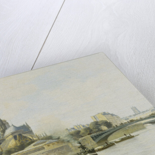 La Quai de la Tournelle, Paris by C.T Guillermot