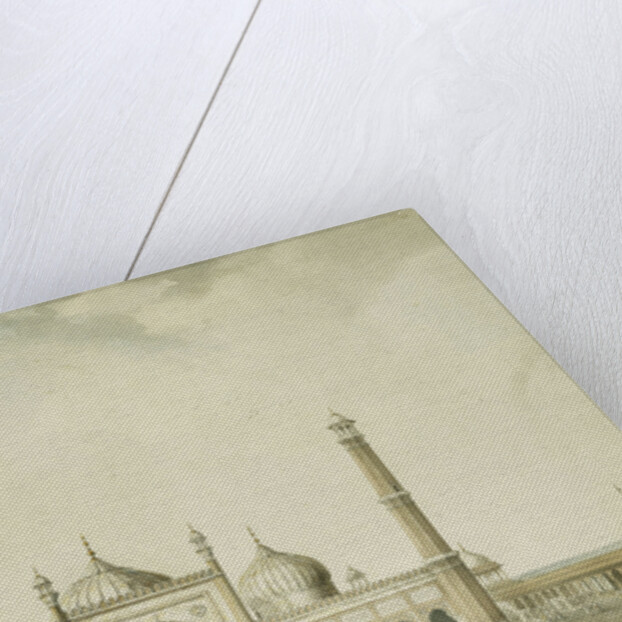 The Jama Masjid, Delhi by William Daniell