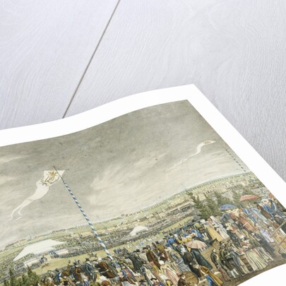 The Horse Race at Theresienwiese and the Oktoberfest Outside Munich by Heinrich Adam