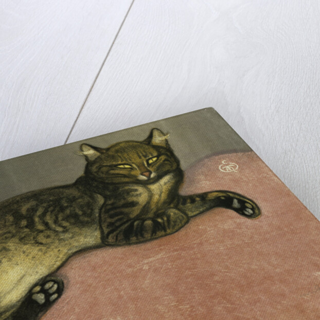 Summer, Cat on a Railing by Theophile Alexandre Steinlen