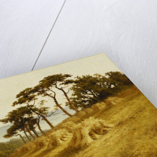 Harvest Time, Fairlight, Sussex by Henry H Parker
