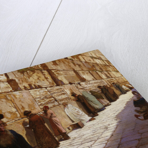 The Wailing Wall, Jerusalem by Wassilij Ivanowitsch Nawasoff