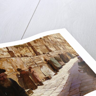 The Wailing Wall, Jerusalem by Wassilij Ivanowitsch Nawasoff
