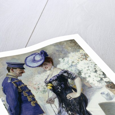 Flirtation by Oscar Bluhm