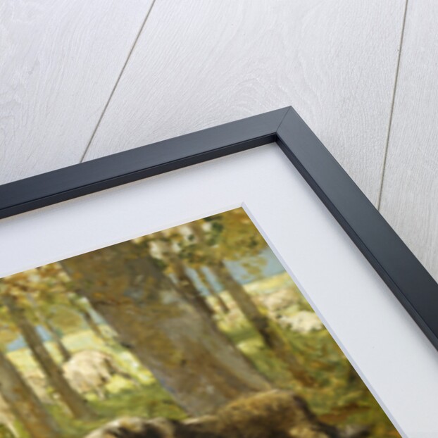 A Shepherdess and Her Flock by John MacAllan Swan