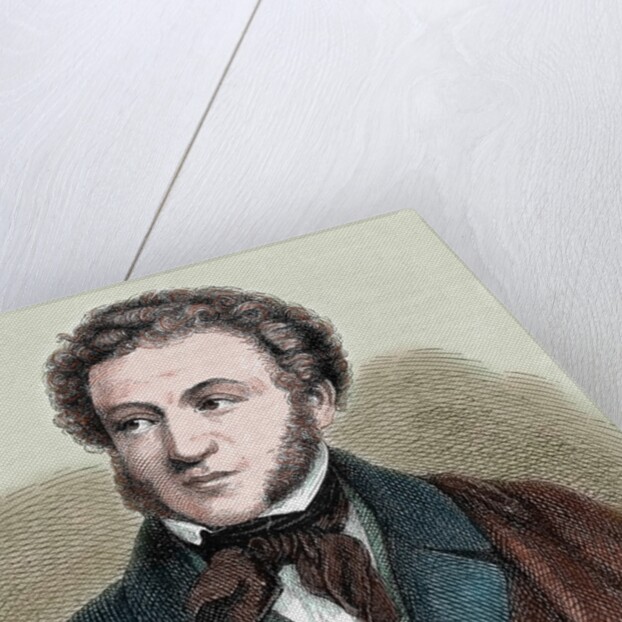 Pushkin, Aleksandr Sergeevic (1799-1837). Russian poet by Anonymous