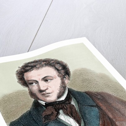 Pushkin, Aleksandr Sergeevic (1799-1837). Russian poet by Anonymous