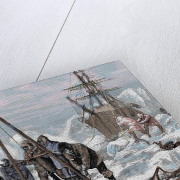 Nares, Sir George Strong (1831-1915). British naval officer and Arctic explorer. The crew of "Discov by Anonymous