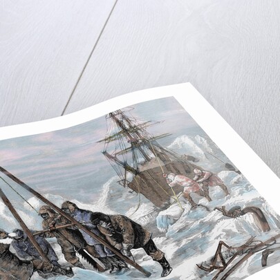 Nares, Sir George Strong (1831-1915). British naval officer and Arctic explorer. The crew of "Discov by Anonymous