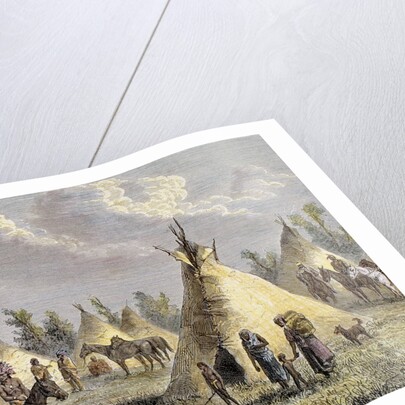 Sioux Camp near Fort Laramie by Anonymous