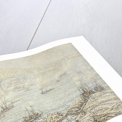 East River, New York by Frederick Usher De Voll