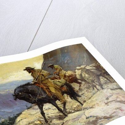 Hunters and Packmules by William Henry Dethlef Koerner