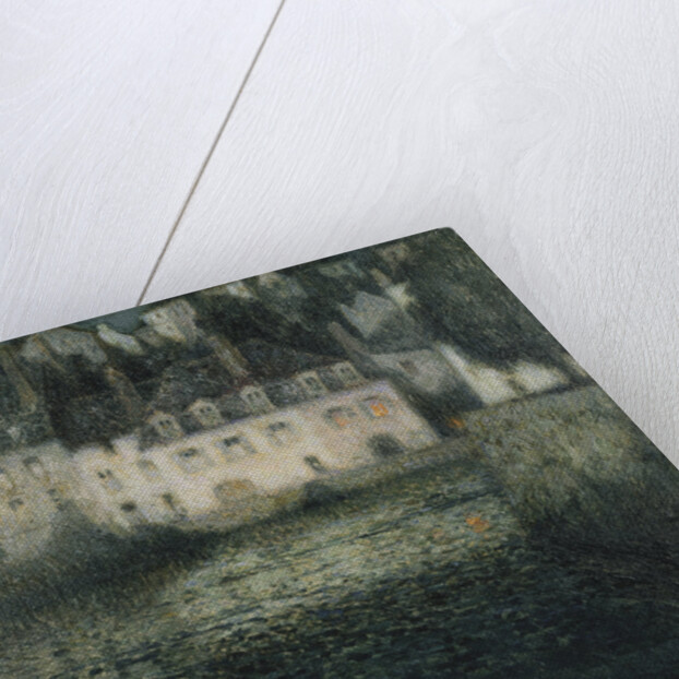 House on the River in the Moonlight by Henri Le Sidaner