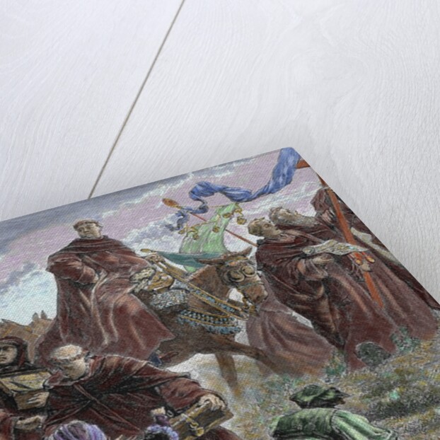 Martin Luther (1483-1546). Sale of indulgences in Germany in opposition to the doctrine preached by by Anonymous