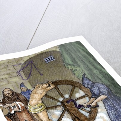 Inquisition. Instrument of torture. Wheel of Fortune by Anonymous