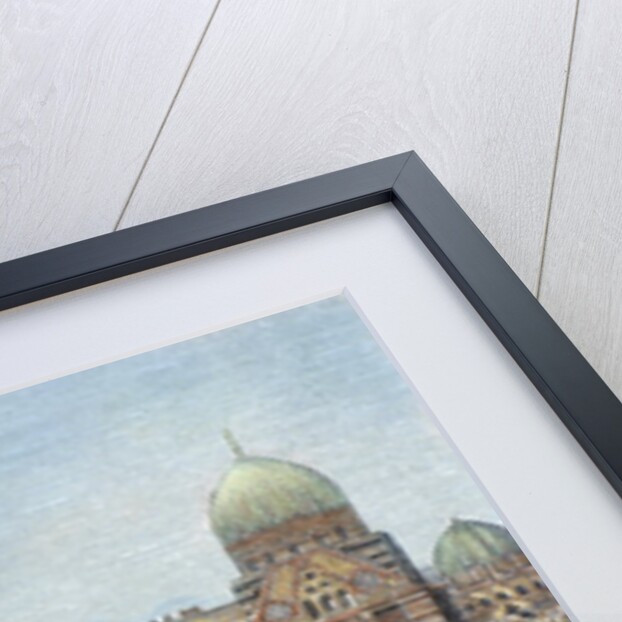 Egypt. Cairo. View of the city with the Citadel. Engraving by Anonymous