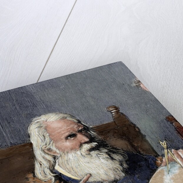 Galileo Galilei (1564-1642). Physicist, Italian mathematician and astronomer. Galileo demonstrating by Anonymous