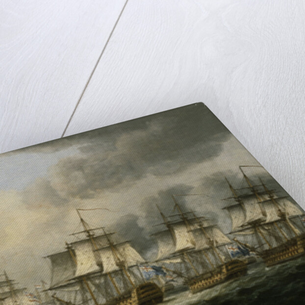 The Battle of Doggerbank, 5 August 1781 by Thomas Luny