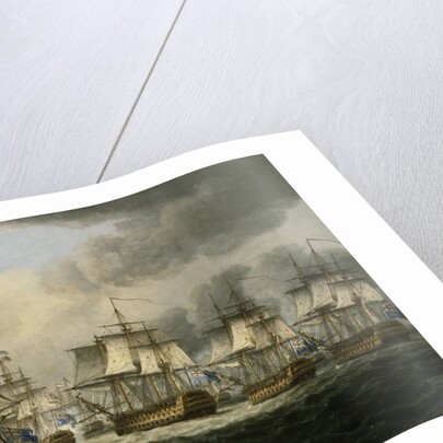 The Battle of Doggerbank, 5 August 1781 by Thomas Luny