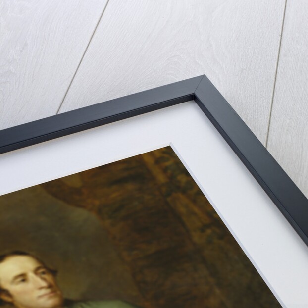 Portrait of George Morewood, standing full length, in a Green Coat, Waistcoat and Breeches by George Romney