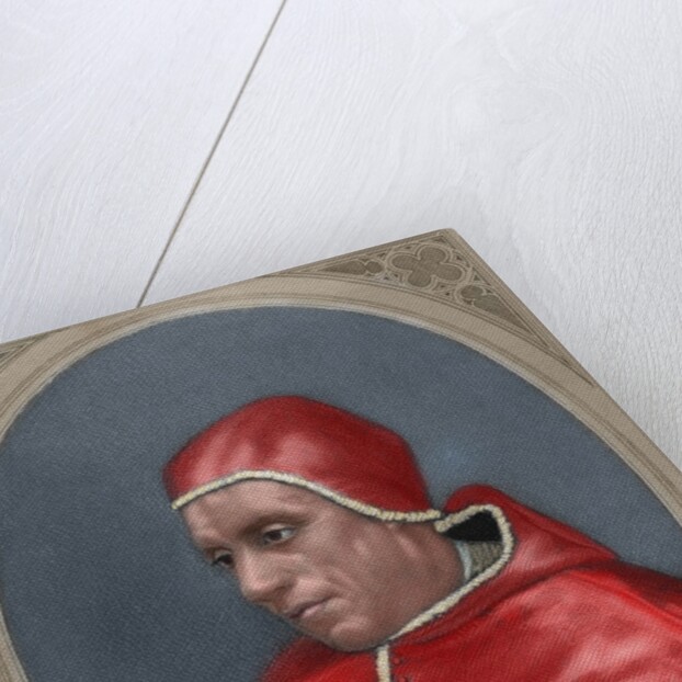 Gregory XII. Pope between 1406 and 1415. Engraving by Anonymous