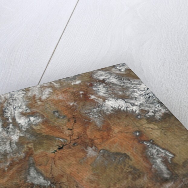 Satellite view of the Grand Canyon by Anonymous