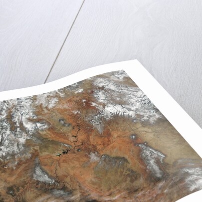 Satellite view of the Grand Canyon by Anonymous