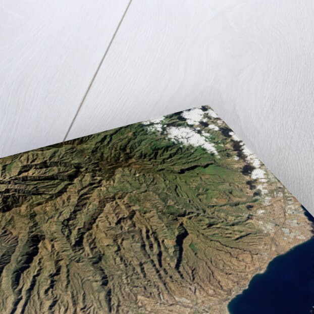 Satellite view of Gran Canaria, in the Canary Islands by Anonymous
