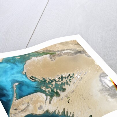 Dardzha Peninsula in the Caspian Sea, Turkemnistan by Anonymous