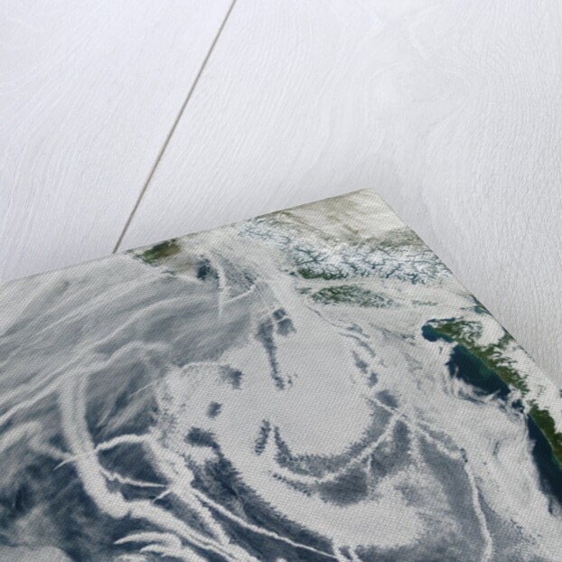 Ship Tracks off North America by Anonymous