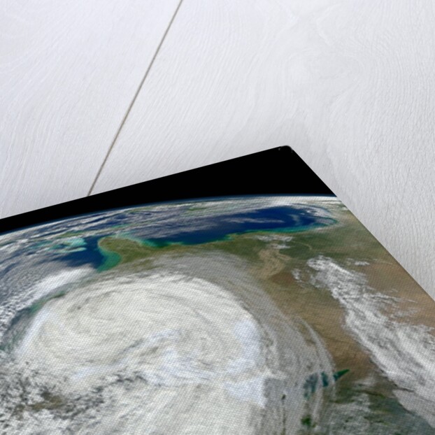 Satellite View of Hurricane Sandy by Anonymous