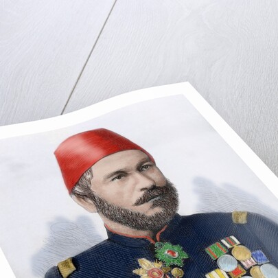 Muhammad Ali Pasha (b. 1829). General in chief of the Turkish army in Bulgaria by Anonymous