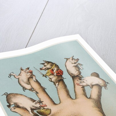 Five pigs on five fingers by Anonymous