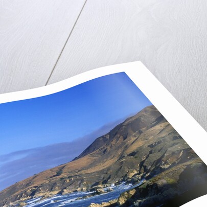 View of coastline at Whale Peak, Big Sur, California, USA by Anonymous