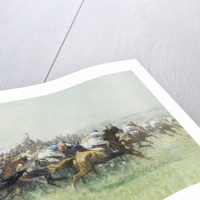 The Derby, Tattenham Corner by Gilbert Holiday