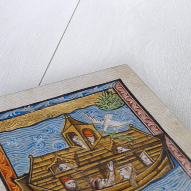 Manuscript illumination of Noah's Ark by Anonymous
