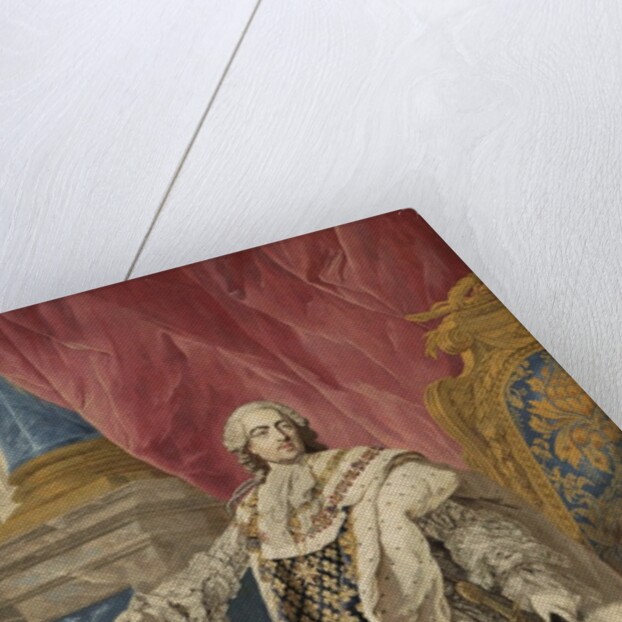 Tapestry of King Louis XV by Pierre François Cozette