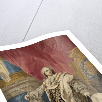 Tapestry of King Louis XV by Pierre François Cozette