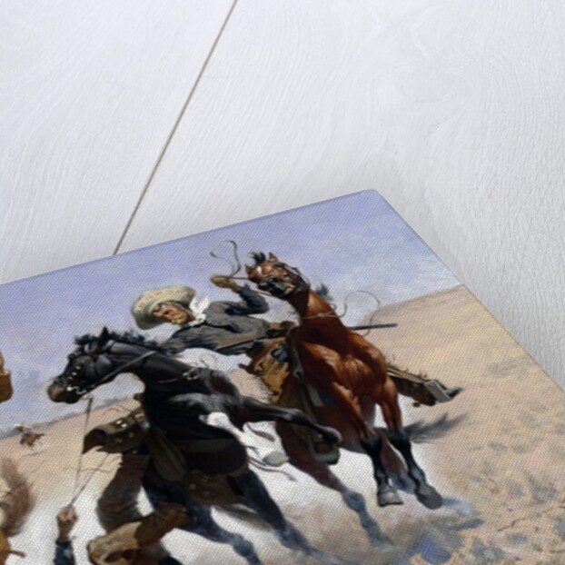 Aiding a Comrade by Frederic Remington