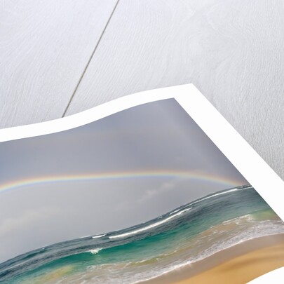 Rainbow at Baldwin Beach, Maui, Hawaii by Anonymous