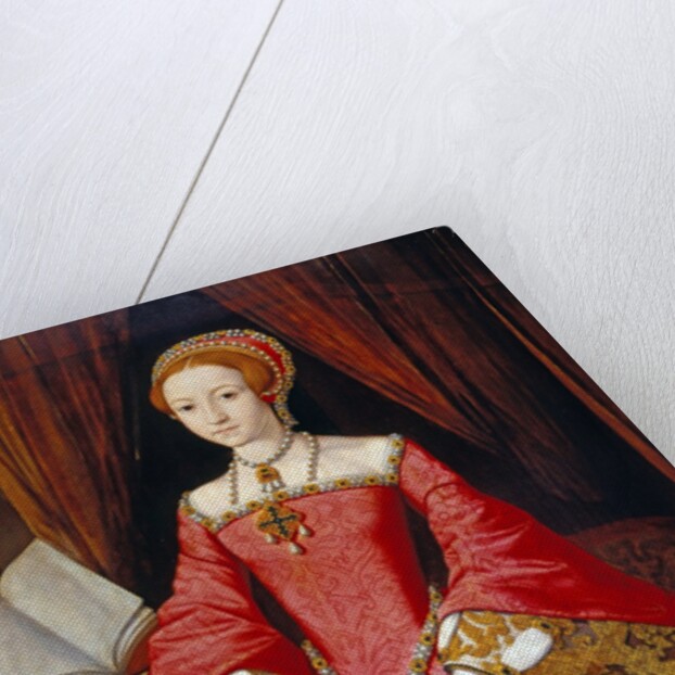 Elizabeth I as a Princess attributed to William Scrots by Anonymous