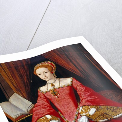 Elizabeth I as a Princess attributed to William Scrots by Anonymous